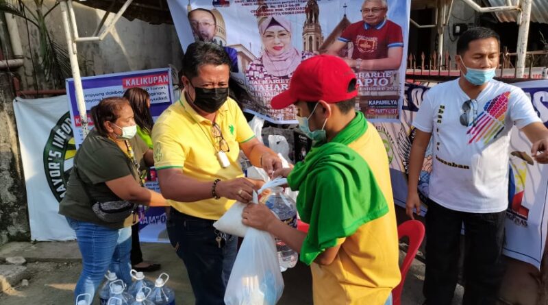KKP (Cebu – South) and KPM, headed by Sir Henry. We distribute rice noddles and can good and water to muslim community in Kinasang an, Pardo, Cebu City.